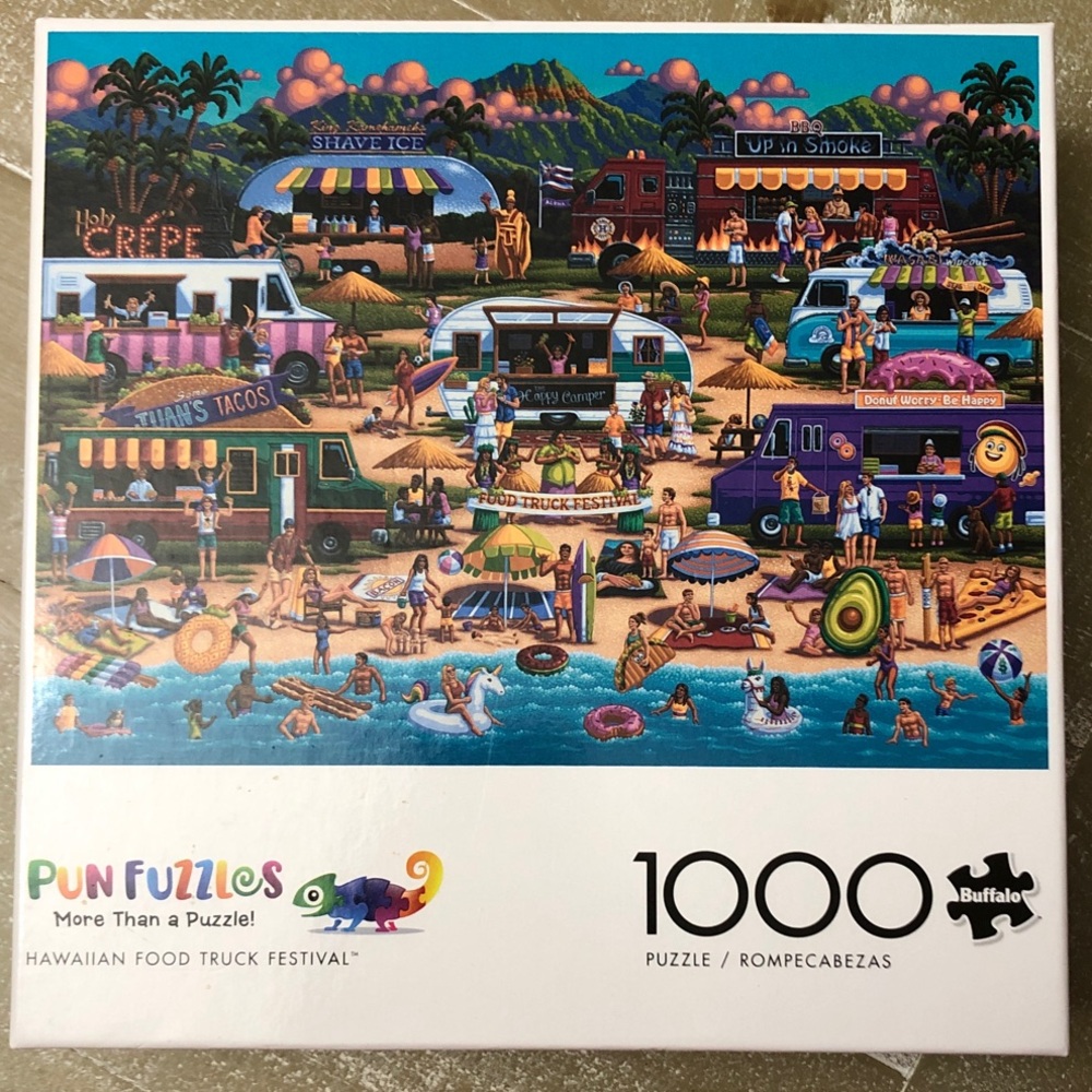 Buffalo David Bitton Vibrant Food Truck Festival Puzzle